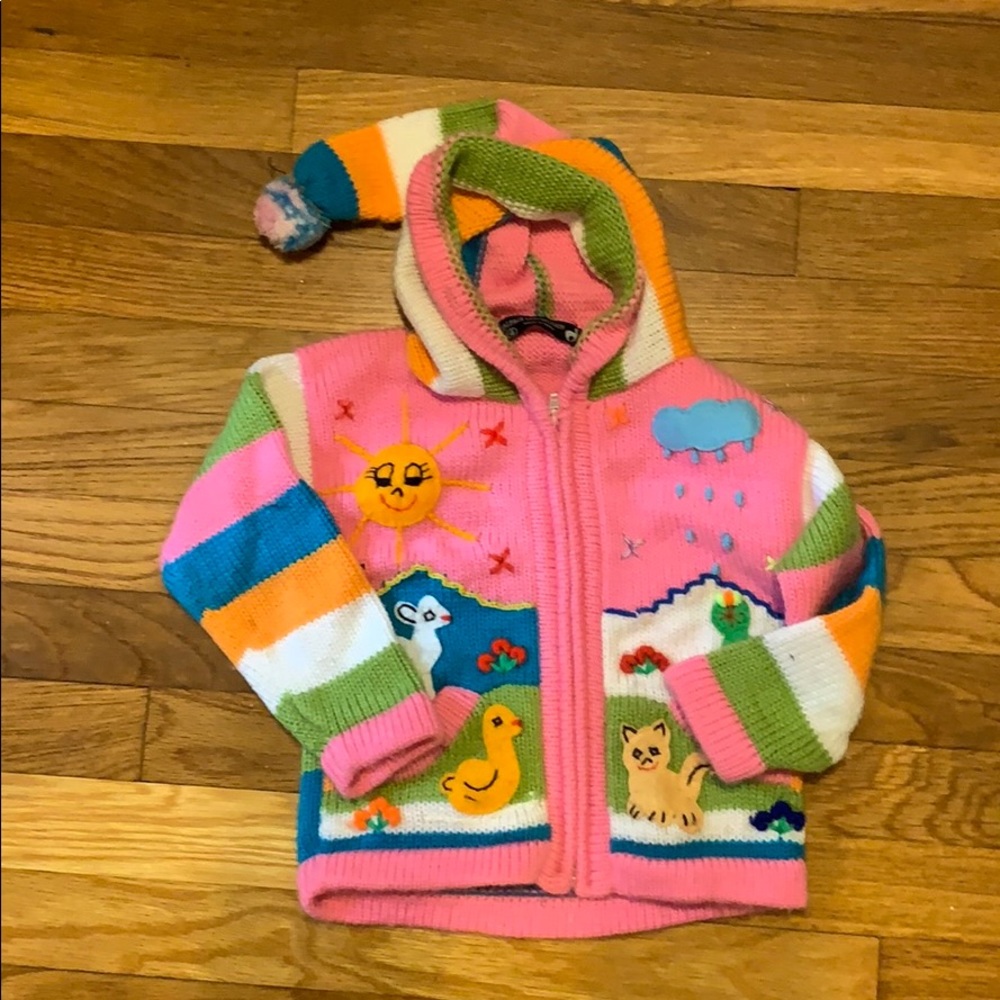 Adorable crafty sweater!